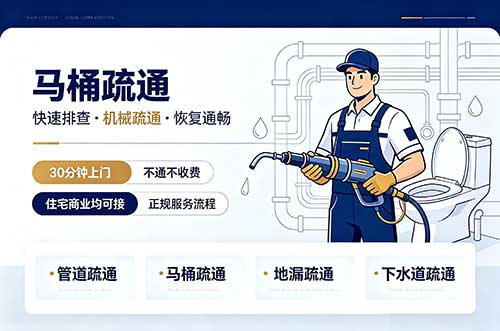 达州马桶疏通